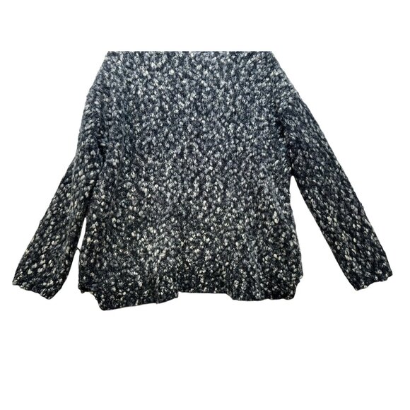 J. Jill Womens Wool Blend Sweater XL Gray & White Textured Pullover - Picture 10 of 11